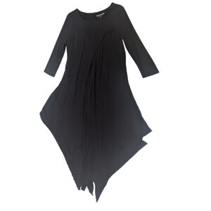 Soft Surroundings Witchy Dark Fairy Asymmetrical Hem Dress | Medium